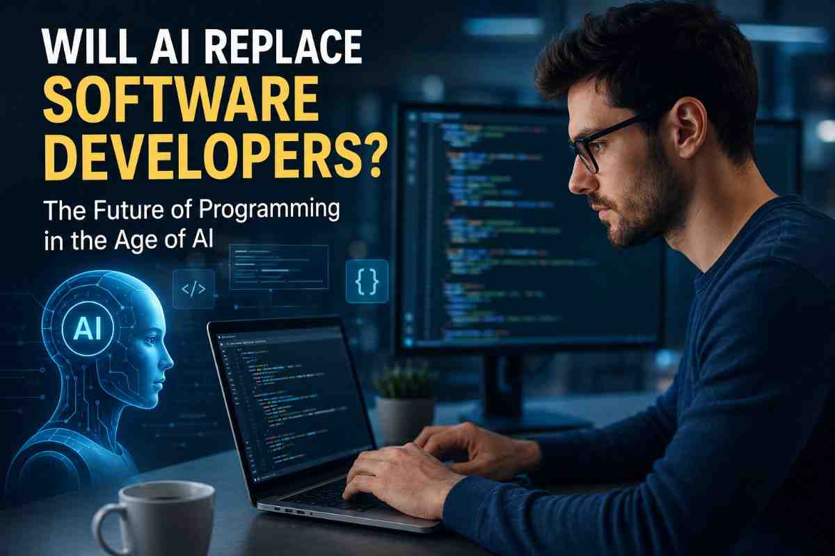 AI and software developers working together on coding and software development projects