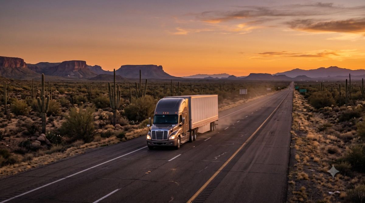 Truck Driver Legally Drive in Arizona